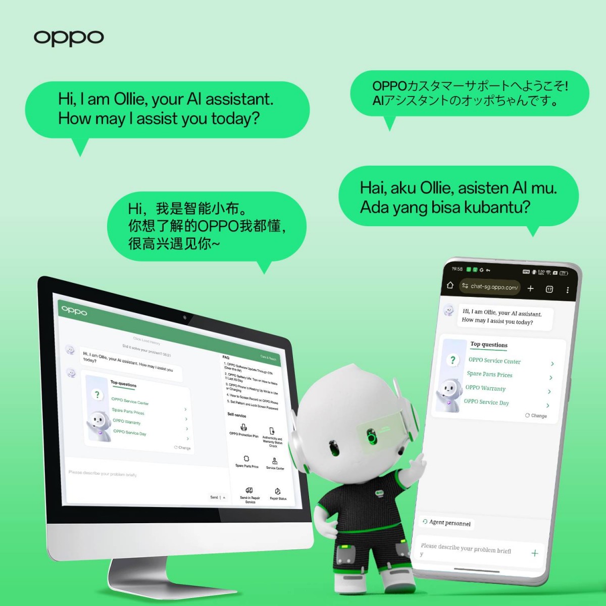 Oppo introduces AI-powered after-sales service system
