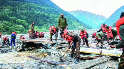 Uttarkashi floods: Villagers get 5k cheques; say amount ‘too less, lost everything’ | Dehradun News