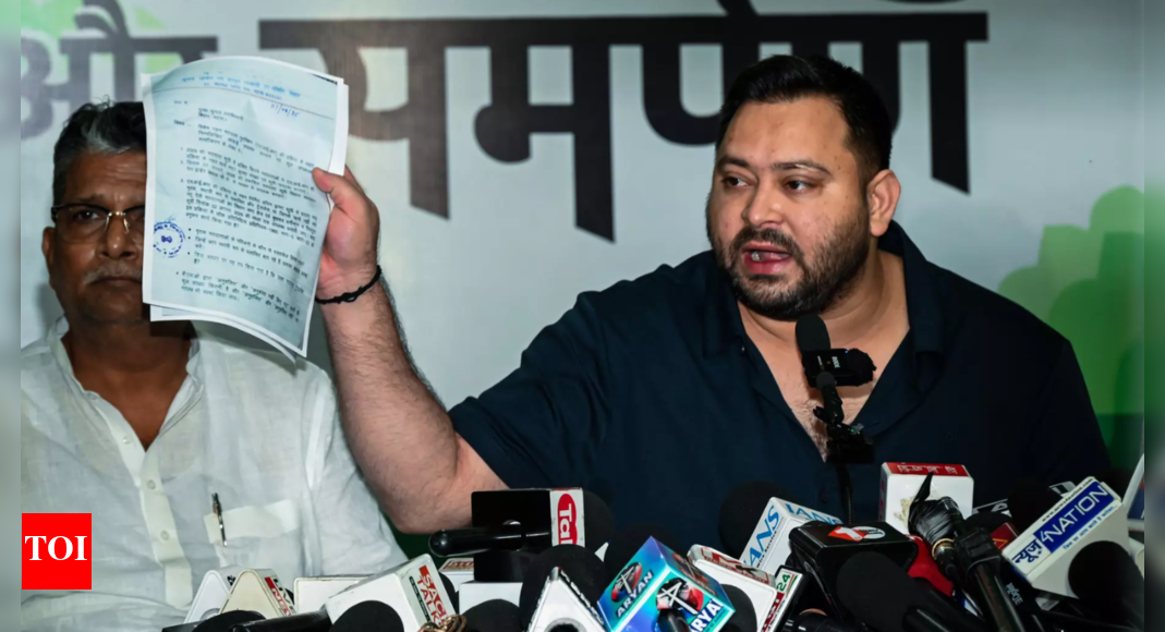 Tejashwi’s dual voter ID row: EC issues notice to RJD leader, asks him to hand over EPIC card | India News