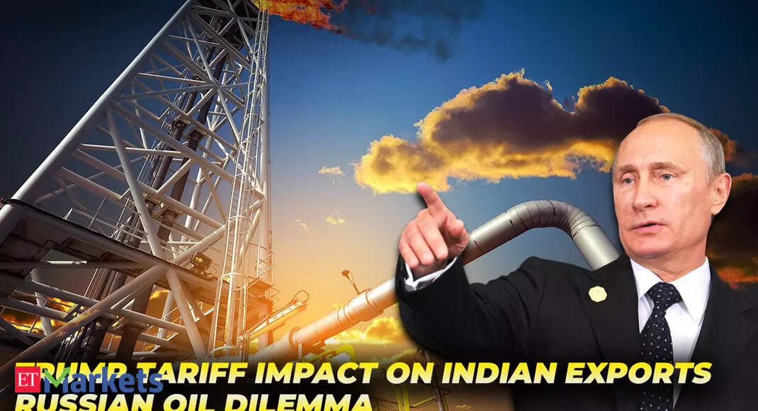 electronics export slowdown: How Trump’s 50% tariff will hit India’s exports | Can New Delhi afford to cut Russian oil? Two Sharp – The Economic Times Video