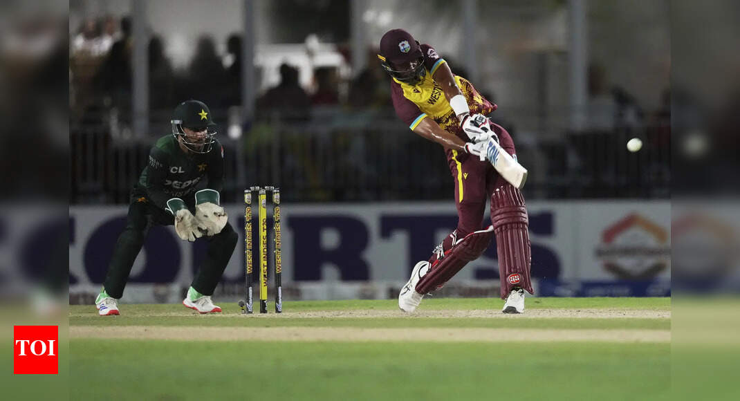 WI vs PAK | 2nd ODI Highlights: West Indies level series with five-wicket win over Pakistan in rain-hit clash | Cricket News