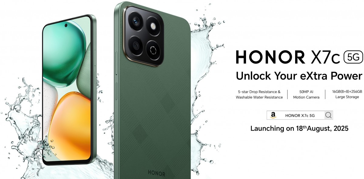 Honor X7c 5G’s launch date announced