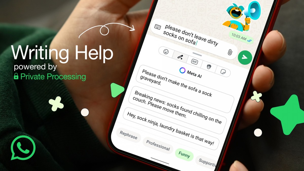 WhatsApp launches AI-powered Writing Help