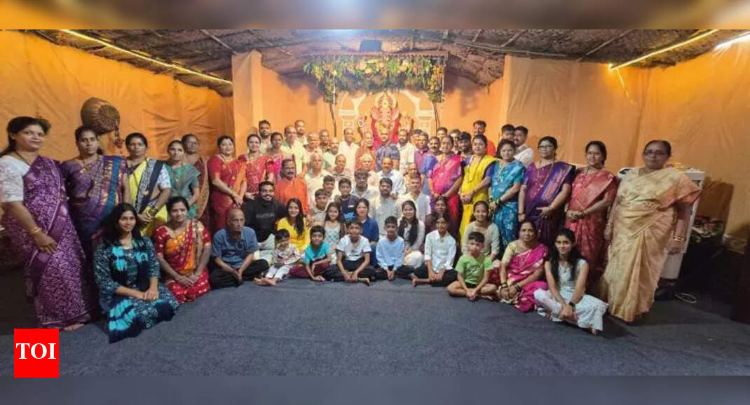 400 of Korgao family continue ancestral vow of worshipping a single Ganesh idol | Goa News