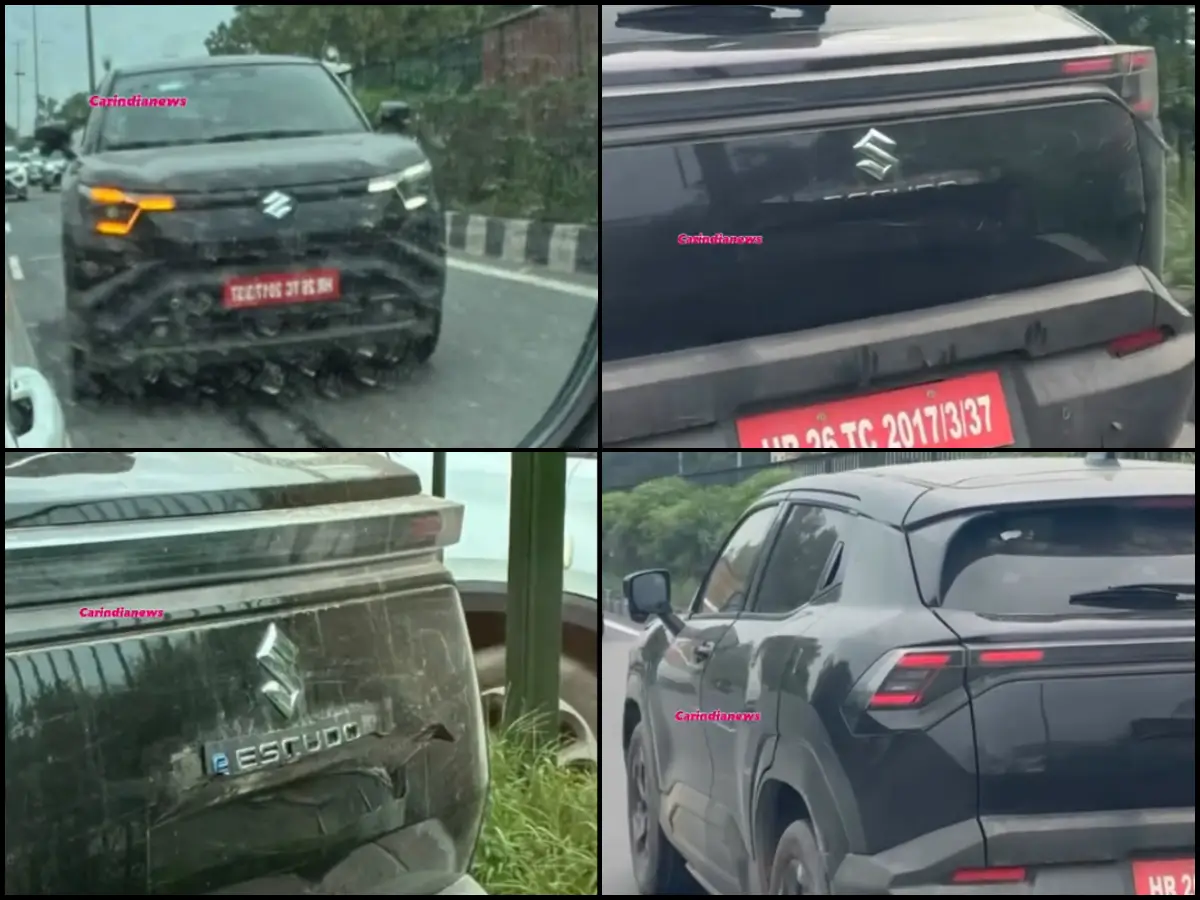 Maruti Escudo Spied With ‘E’ Badge – Grand Vitara’s Electric Twin?