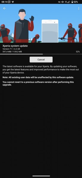 Sony Xperia 1 VII receives Android 16 update