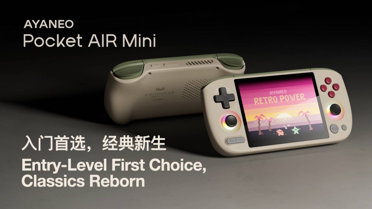 Ayaneo’s new Android-based Pocket Air Mini retro gaming handheld has a 4:3 display