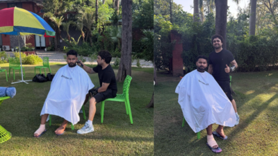 ‘Bachpan ki yaadein’: Rishabh Pant shares nostalgic childhood memory, gets haircut under a tree | Cricket News