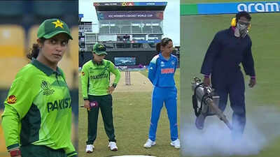 India vs Pakistan: Blow-by-blow account of heated Women’s World Cup clash; Death stare, comical error and a bug attack | Cricket News