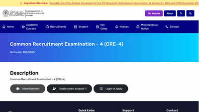 AIIMS CRE 2025 recruitment begins for over 1,300 vacancies at aiimsexams.ac.in; apply here