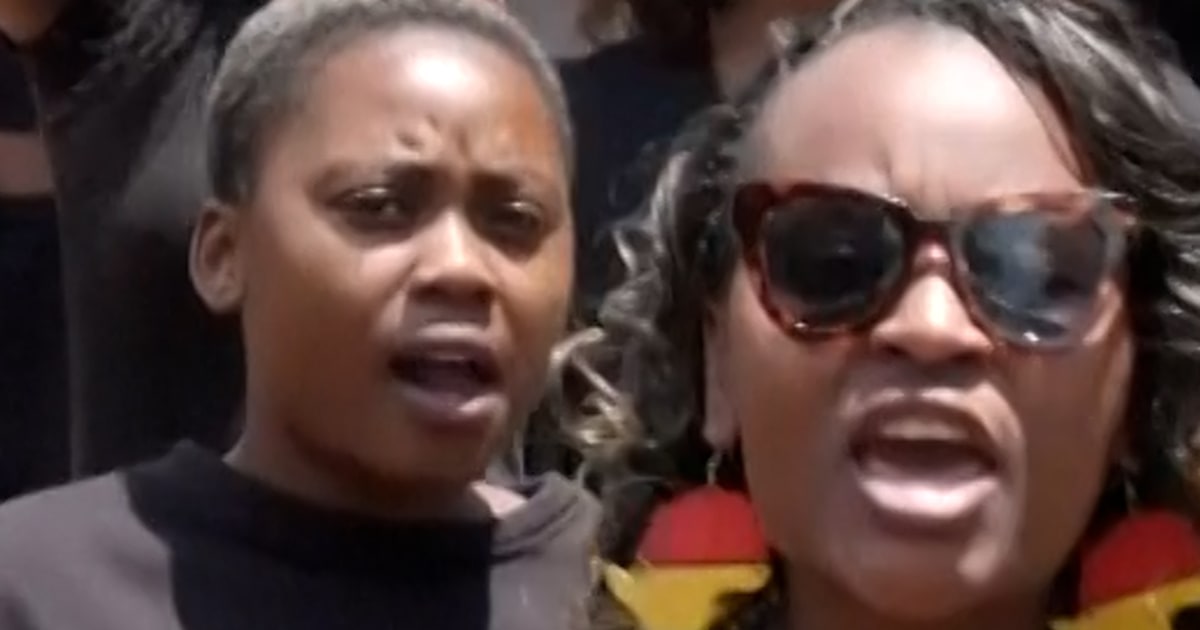 Women protest gender violence in South Africa at G20