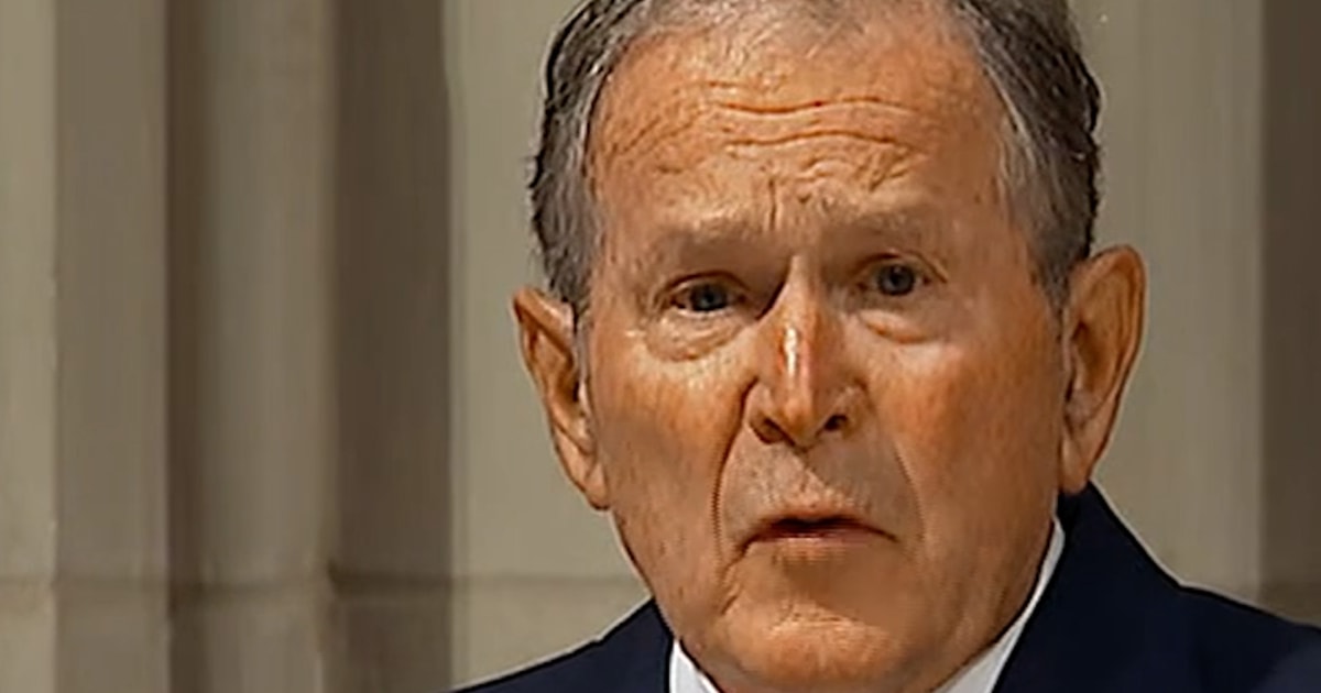 George W. Bush remembers his vice president Dick Cheney