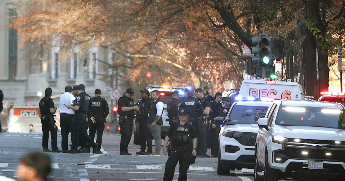 Two National Guardsmen shot in D.C., DHS says