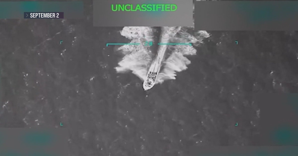 White House confirms second strike on alleged drug boat