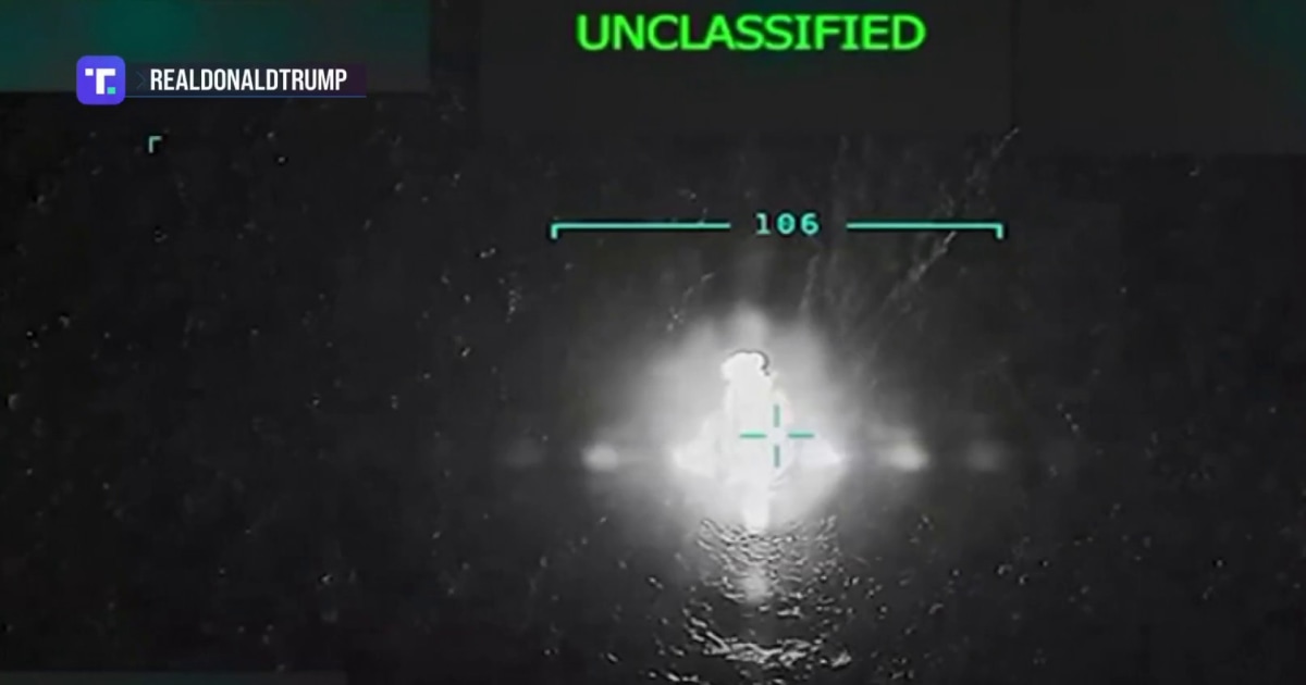 Admiral defends decision to strike alleged drug boat twice