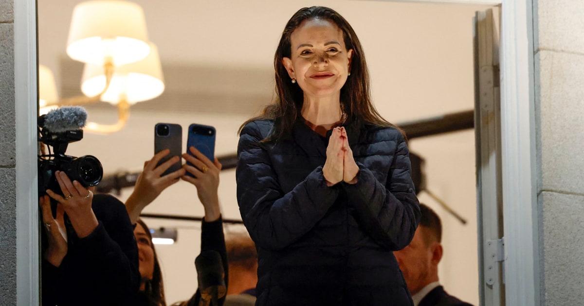 How María Corina Machado got to Norway to get her Nobel Peace Prize