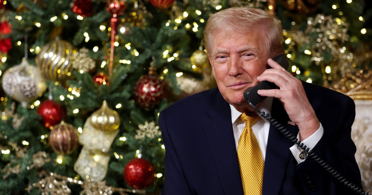 Trump participates in NORAD Santa calls from kids on Christmas Eve