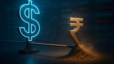 Rupee in red: Currency falls 7 paise in early trade; reaches 89.97 against US dollar