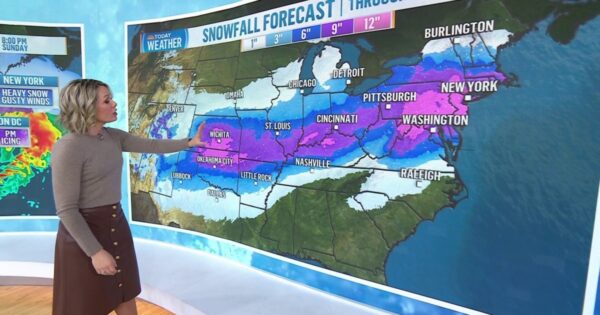 Where It’s Expected to Bring Heavy Snow, Ice