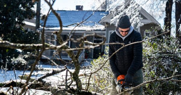 Mississippi shivers as thousands stuck without power after ice storm brace for a deep freeze