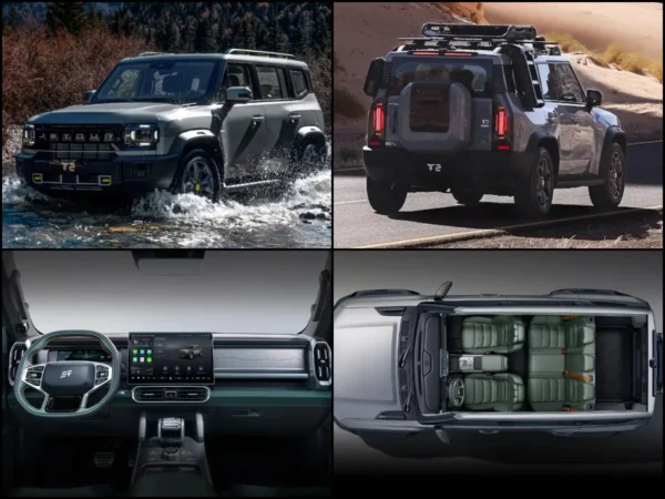 Jetour T2 Plug-in Hybrid SUV Teased