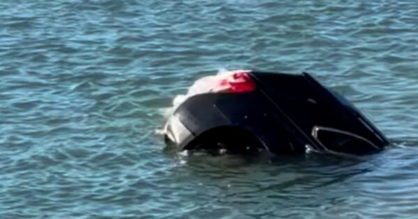 Driver rescued from sinking SUV at Virginia Beach
