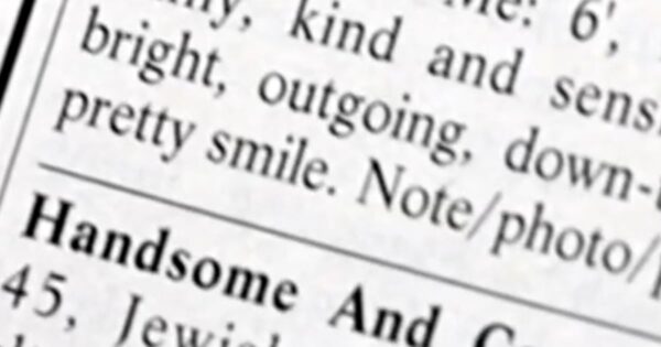 Singles turn to the personal ads section to find love