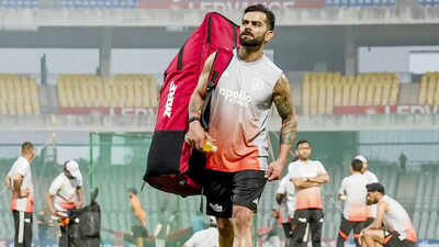 Virat Kohli’s pre-batting routine goes viral: Perfume, cream and … – WATCH | Cricket News