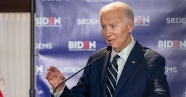 Biden seizes on Trump’s sinking favorability in a combative speech in South Carolina
