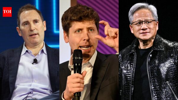 Amazon CEO Andy Jassy does for Sam Altman what Nvidia CEO Jensen Huang is having second thoughts on