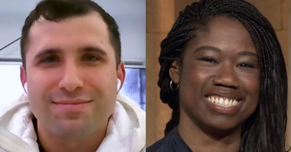 U.S. Olympic flag bearers are gold medalist speedskater Jackson and bobsledder Del Duca