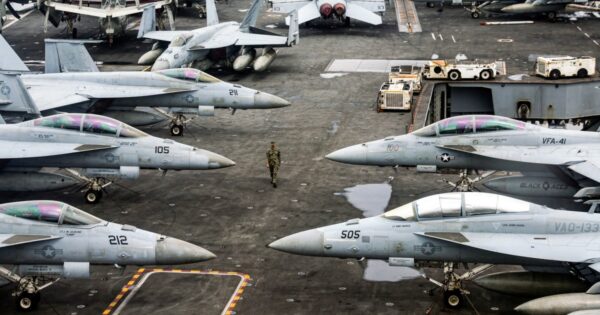 U.S. military shoots down Iranian drone that approached aircraft carrier