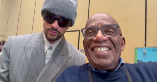 Al Roker Meets NFL Legends, Bad Bunny Ahead of Super Bowl