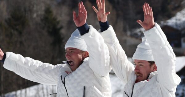 Team USA win first-ever medal in the men’s team sprint