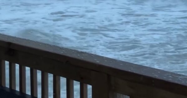 House washed away by North Carolina storm surge
