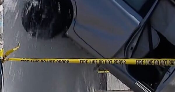 Car crashes into hydrant, sending vehicle into air
