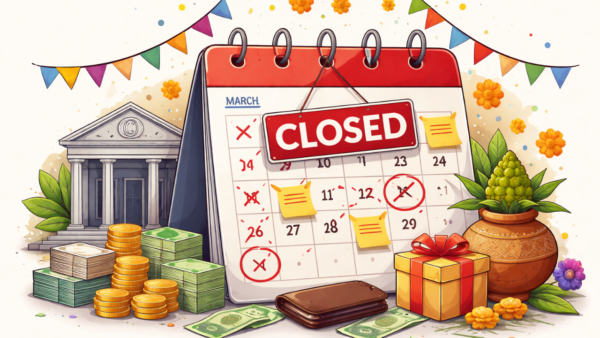 Bank holidays in March 2026: Complete state-wise list with festival dates—Check full schedule