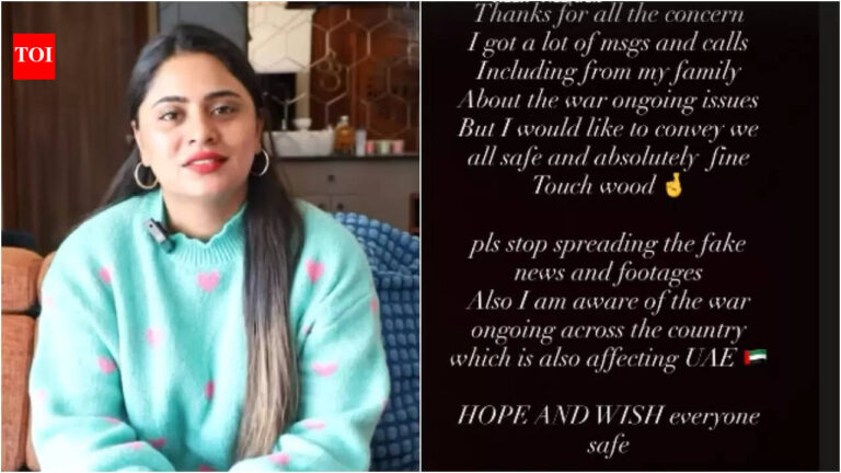Actress Deepika Das breaks silence on Iran–Israel war concerns during Dubai trip tensions, says, “Stop sharing fake clips”
