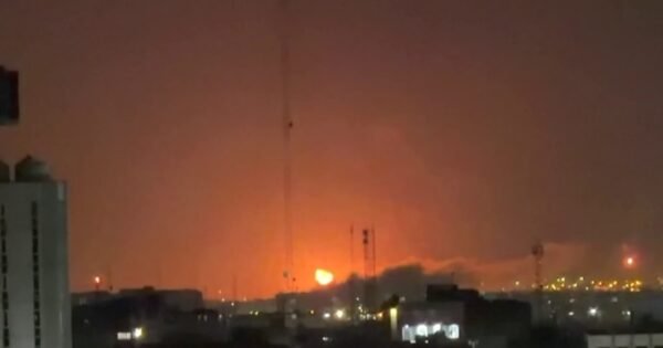 Skies above Tehran ‘turning orange’ amid U.S. strikes