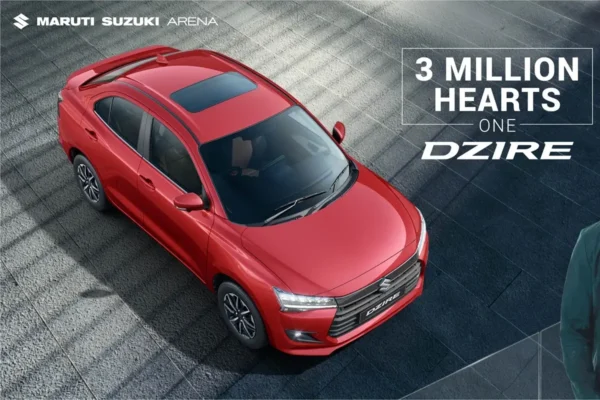 Maruti Dzire Crosses 30 Lakh Sales