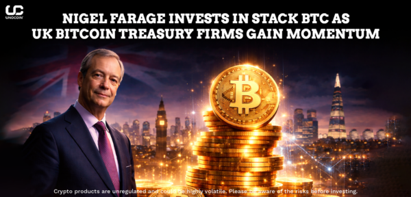 Nigel Farage Buys 6% Stake in UK Bitcoin Treasury Firm Stack BTC