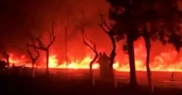 Fire breaks out in Tehran after reported airstrike