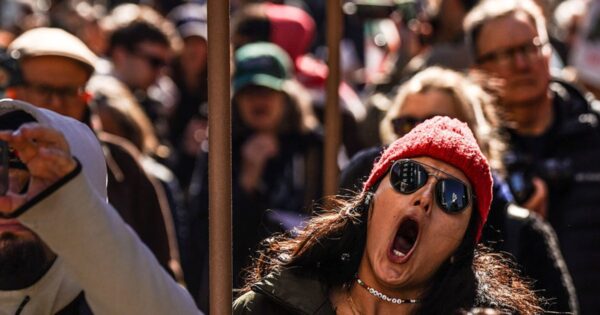 Protesters against attack on Iran march in New York City