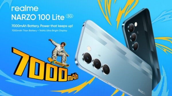 Realme Narzo 100 Lite announced with a 144Hz screen and 7,000 mAh battery