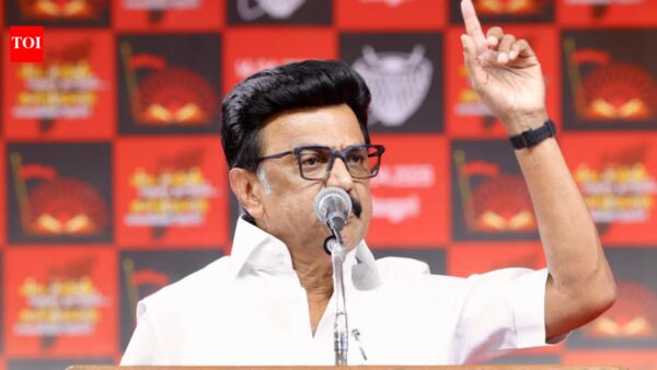 Mk Stalin: Delimitation row: Tamil Nadu CM M K Stalin announces black flag protest | Chennai News