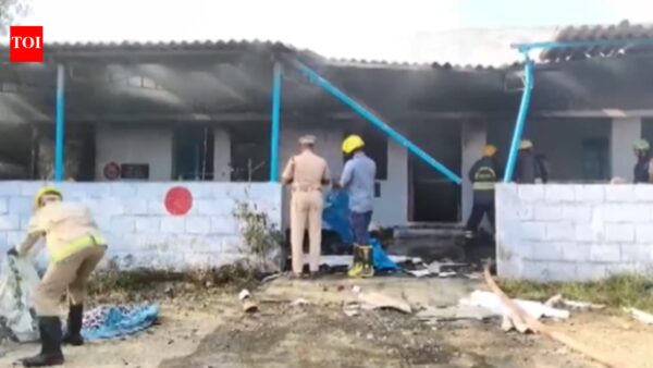 16 dead, 6 injured in massive blast at Tamil Nadu’s Virudhunagar firecracker factory | India News