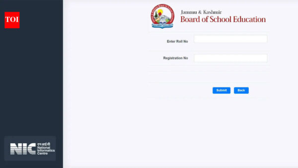 JKBOSE class 10 result 2026 summer zone Jammu division out at jkbose.nic.in; check direct link here