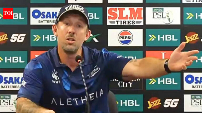 Psl 2026: PSL presser drama! Foreign coach loses cool, starts swearing in Pakistan – Watch | Cricket News