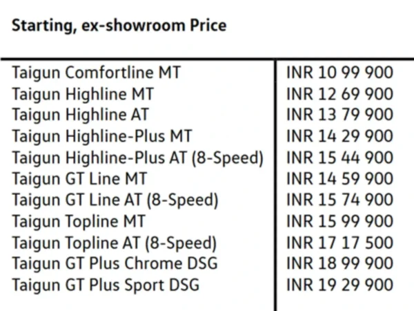 New Volkswagen Taigun 2026 Facelift Launched
