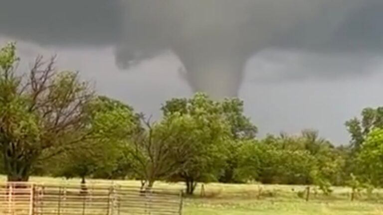Tornado hits city in Oklahoma amid severe weather outbreak